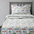 thumbnail image 1 of CGK Linens 3-Piece Cute & Cozy Kids Sheet Set - Twin Size Kids Bedding With Vibrant Designs For Boys, Girls, Teens, Toddler, Cars, 1 of 7