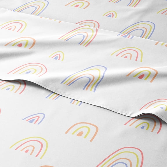CGK Linens 3-Piece Cute & Cozy Kids Sheet Set - Twin Size Kids Bedding With Vibrant Designs For Boys, Girls, Teens, Toddler, Rainbows