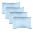 thumbnail image 1 of CGK Linens Extra Soft Pillowcases Set of 4 - Queen / Standard Size Hotel Luxury Breathable & Cozy 4-Piece Pillow Covers, Light Blue, 1 of 7