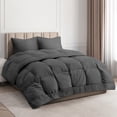 thumbnail image 1 of CGK Linens Premium Down Alternative Comforter - Queen Size All-Season Fluffy & Cozy Duvet Insert, Dark Gray, 1 of 6