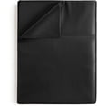 thumbnail image 1 of CGK Linens Hotel Luxury Single Flat Sheet Only - Full Size Extra Soft, Comfy & Breathable Top Sheet, Black, 1 of 6