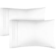 CGK Linens Ultra Soft & Comfy Pillowcases Set of 2 - King Size Hotel Quality Breathable 2-Piece Pillow Covers, White