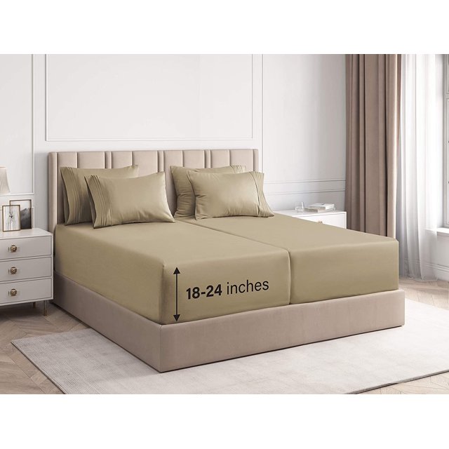 CGK Linens by CGK Unlimited 21" Extra Deep Hotel Luxury Breathable