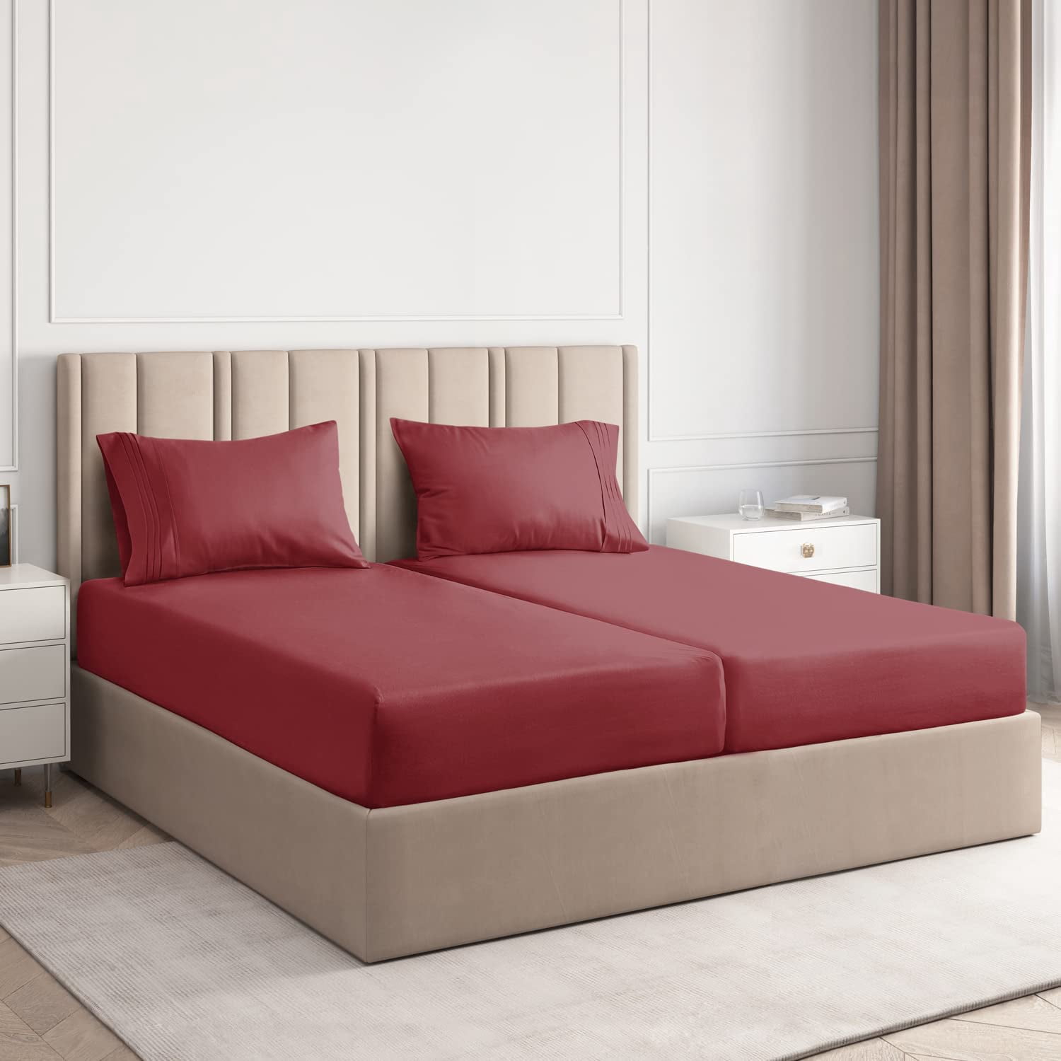 CGK Linens by CGK Unlimited Hotel Luxury Breathable & Cooling 4 Piece
