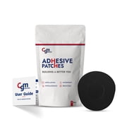 CGM PATCHES Dexcom G7/Stelo Adhesive Patch, CGM Sensors Without Cut, Premium Adhesive and Skin Friendly Bandages, Hypoallegenic | Lasts 10 14 Days Pack of 25 Black