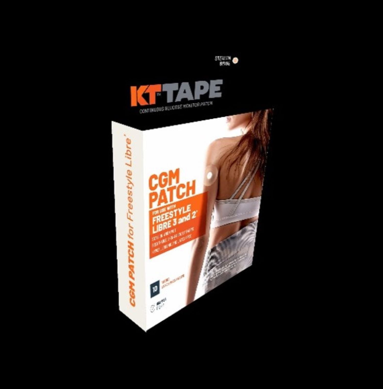 KT Tape CGM Patch for Diabetes Management, Libre Freestyle, Beige, 10 Count