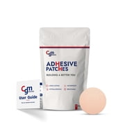 CGM Patches Adhesive Libre 3 / Libre 3 Plus CGM Sensor Patches Without Cutout, Hypoallergenic, Waterproof, Sweatproof, Medical-Grade Adhesive, Patches, Covers | Lasts 10-14 Days | Pack of 25 TAN