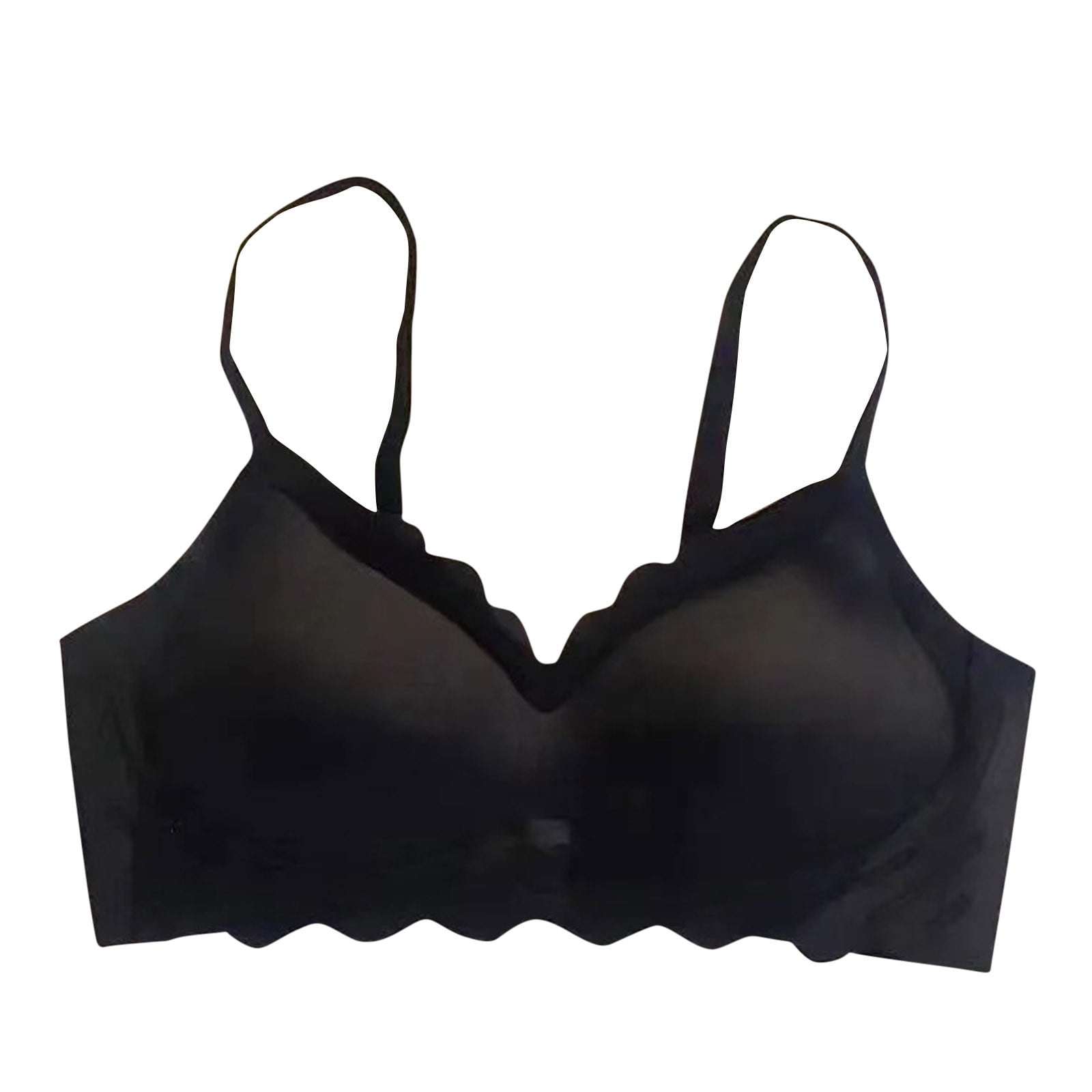 Women Cute Everyday Bras with Adjustable Straps and Lace Trim Girls