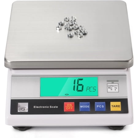 CGOLDENWALL High Precision Scale 10kg 0.1g Digital Accurate Electronic Balance Lab Scale Laboratory Industrial Scale Weighing and Counting Scale Scientific Scale CE 0.1g (10kg, 0.1g)