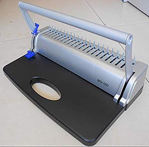 CGOLDENWALL Manual Comb Binding Machine Books Binder Document Puncher ...