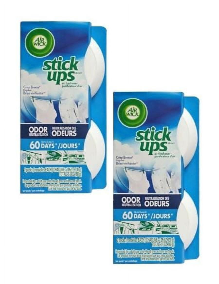 CGT Air Wick Stick Ups Air Freshener Fresh New Day Crisp Breeze Scent