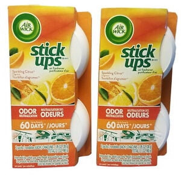 CGT Air Wick Stick Ups Air Freshener Sparking Citrus Scent Odor