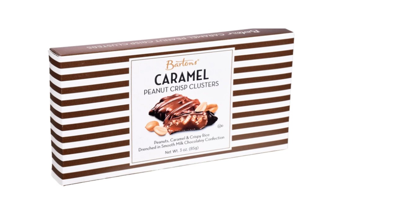 CGT Bartons Caramel Peanut Crisp Clusters Christmas Chocolate Holiday Stocking Stuffers Gift