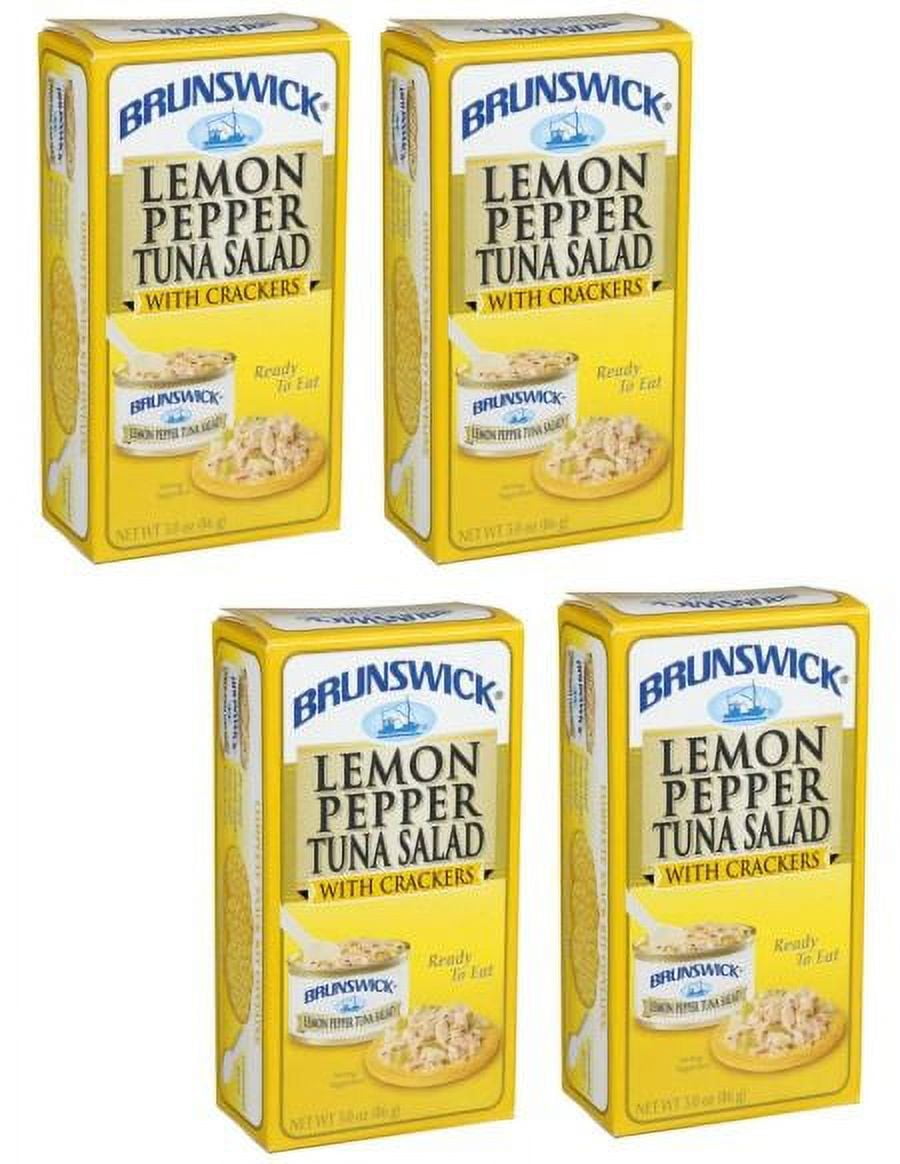 CGT Brunswick Lemon Pepper Tuna Salad with Crackers Ready to Eat Pre