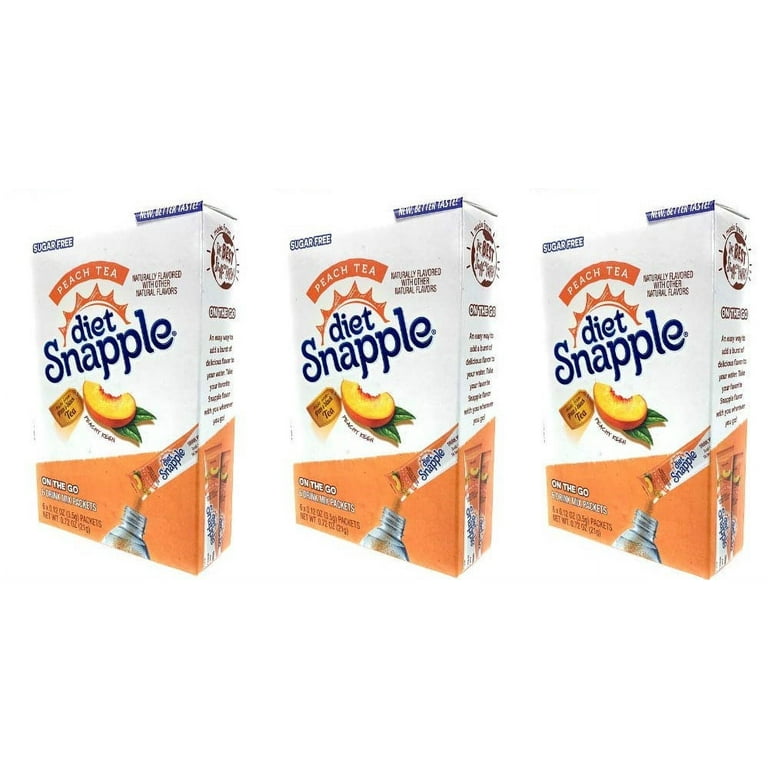 Save on Snapple Diet On The Go Tea Drink Mix Peach Sugar Free - 6