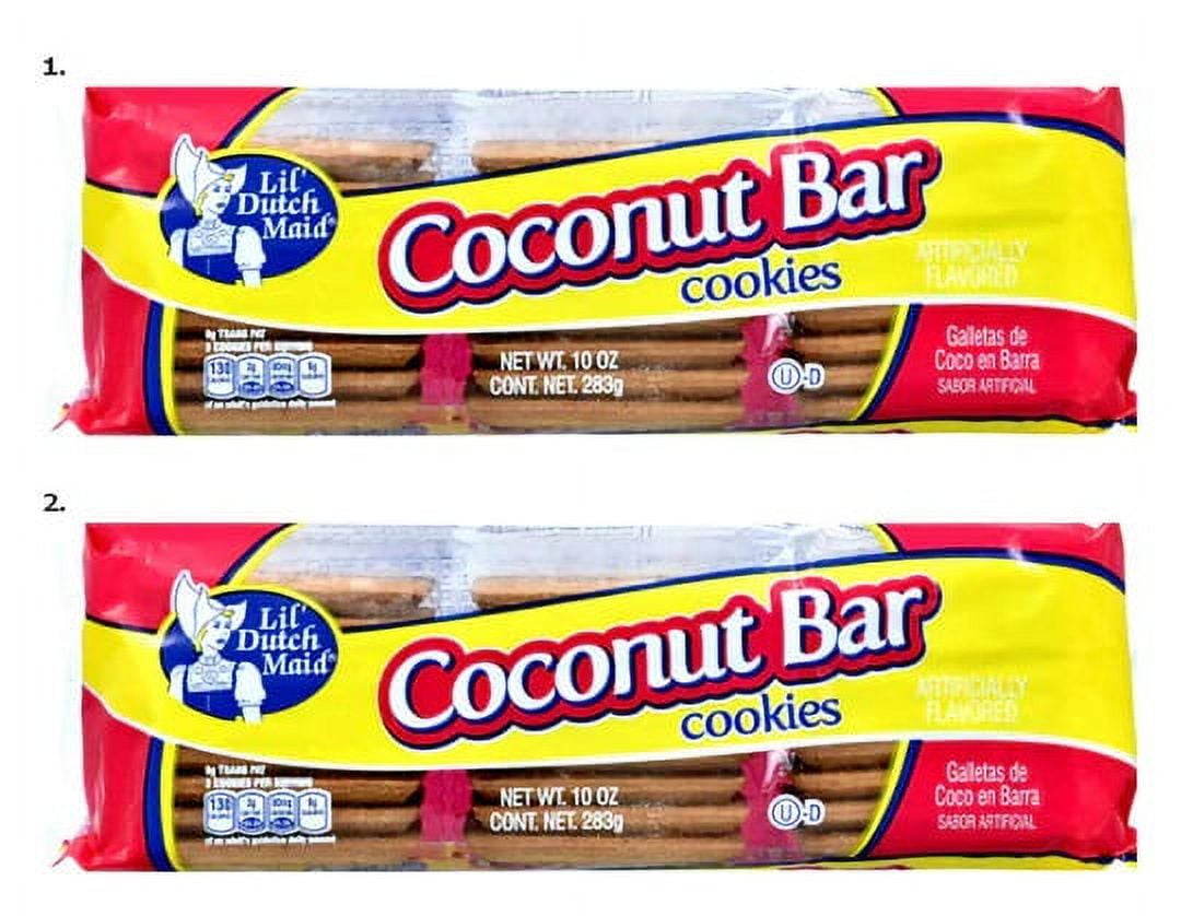CGT Lil Dutch Maid Coconut Bar Cookies Artificially Flavored Dessert