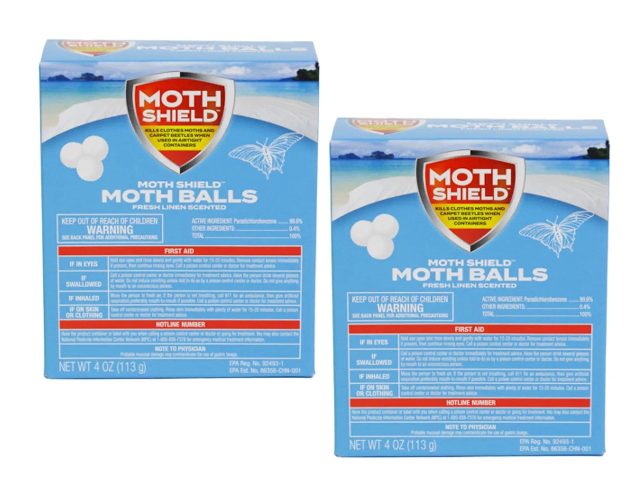 CGT MothShield Moth Balls Fresh Linen Scented Repellant for Insects