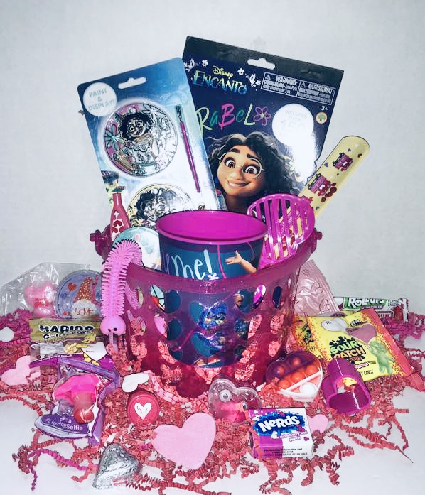 CGT Premade Encanto Valentine's Day Gift Basket Adorable Goodie Bag DIY Craft Toddlers Kids