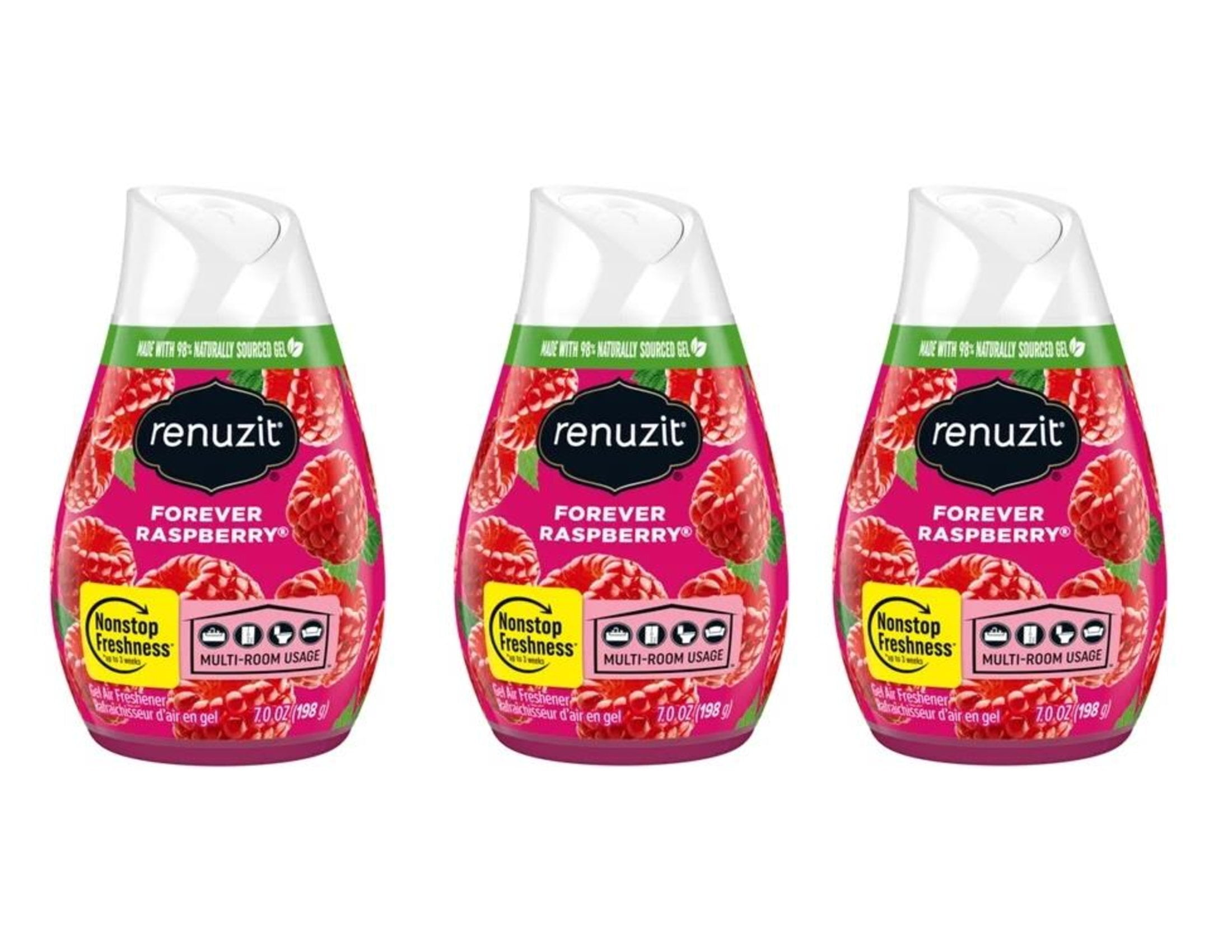 CGT Renuzit Forever Raspberry Gel Air Freshener Summer Spring NonStop