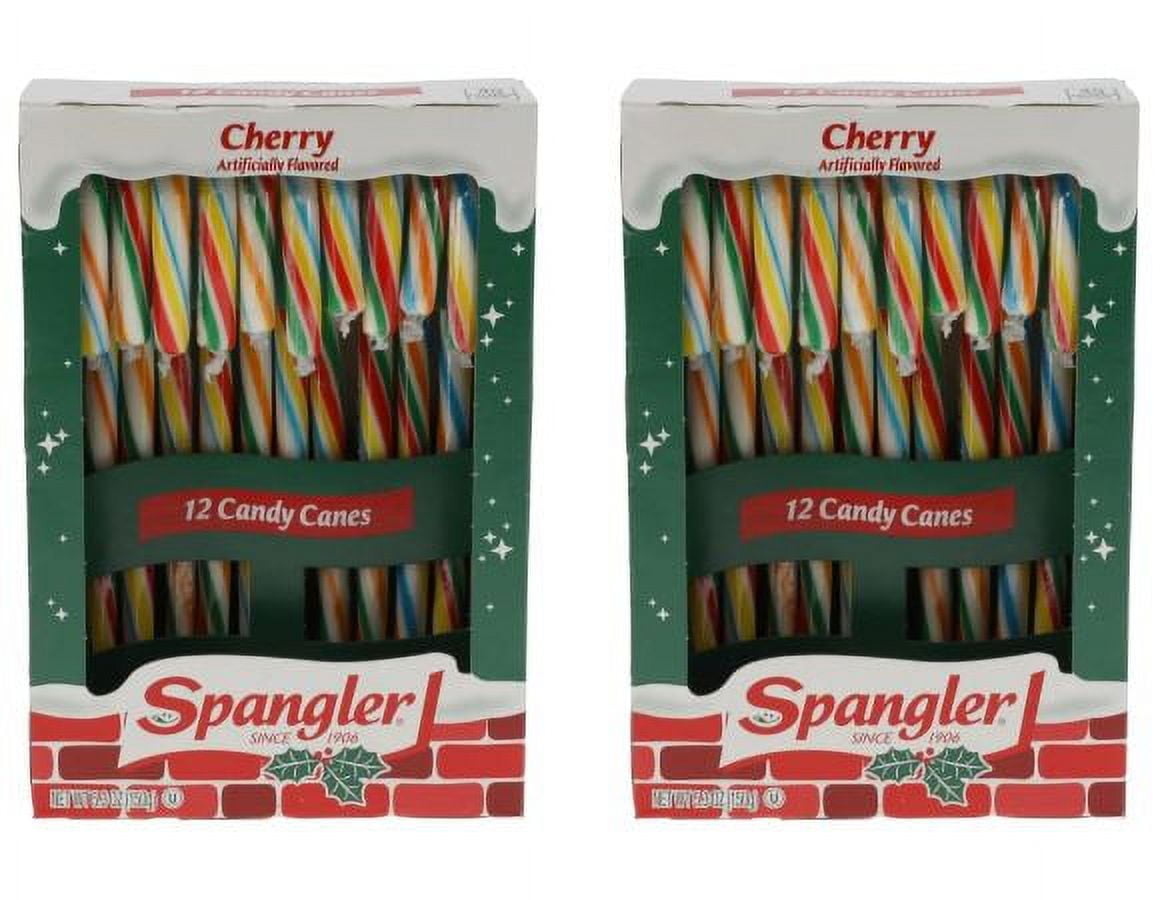 CGT Spangler Cherry Flavored Candy Canes Treat Fat Free Holiday Party Xmas Christmas Stocking