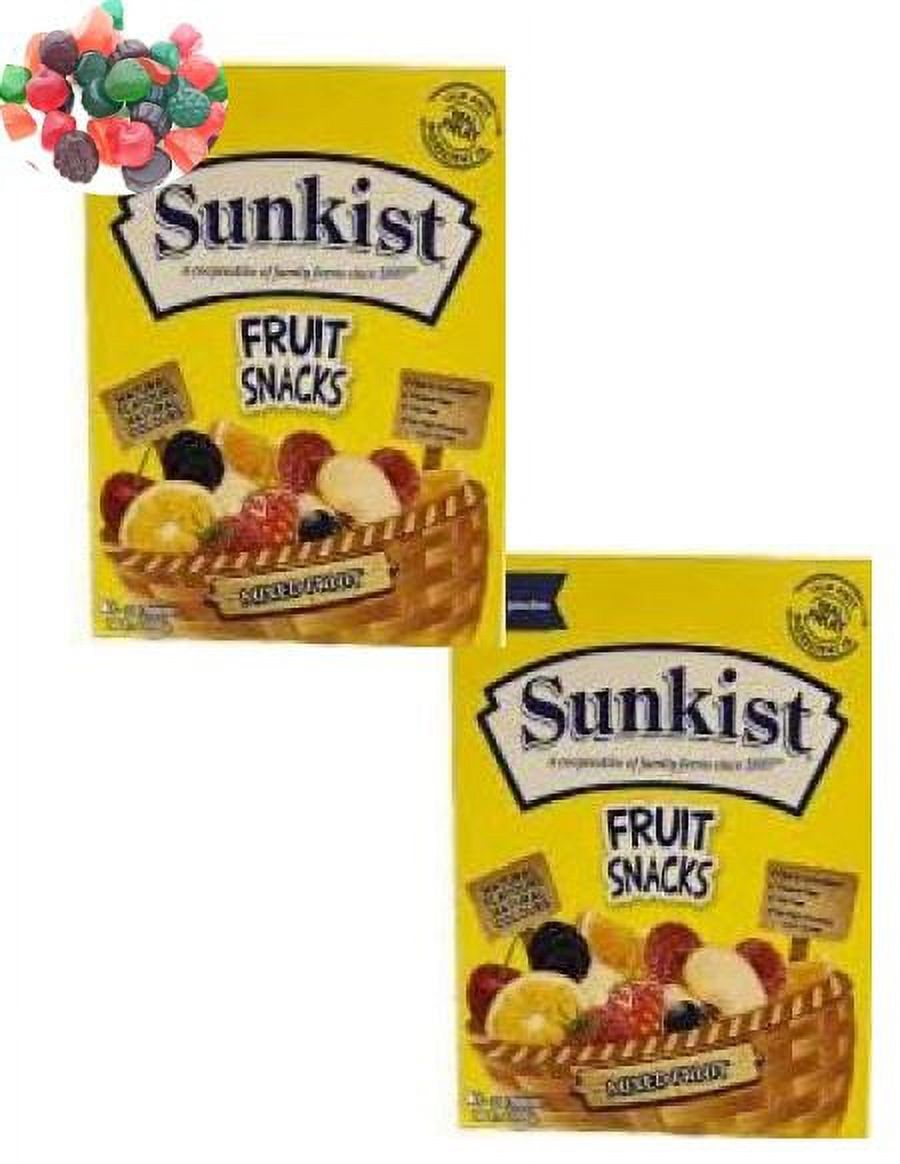 CGT Sunkist Fruit Snacks Pouches Mixed Fruit Gummies Real Fruit