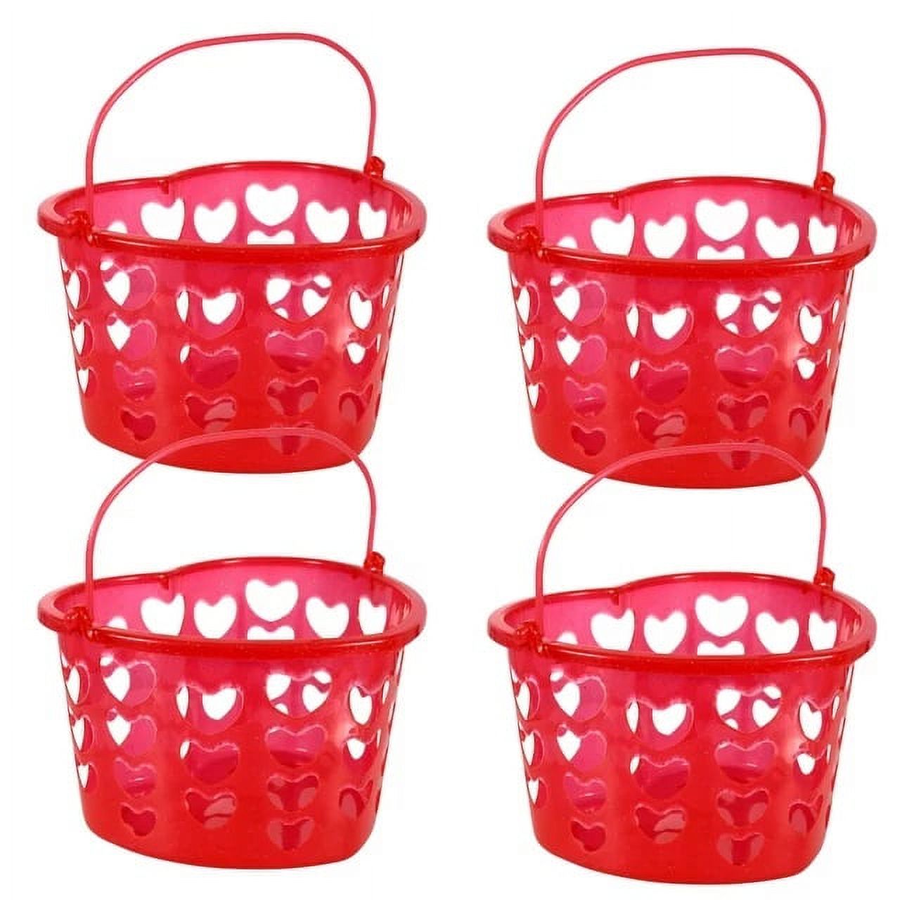 Plastic Shopping Baskets Weysat 30 Pcs RED Shopping Baskets