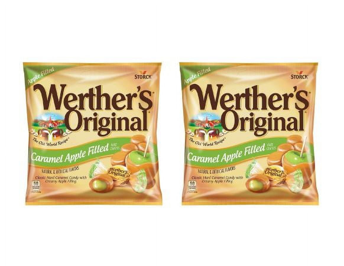 CGT Werther's Original Caramel Apple Filled Hard Candy Treat Snack Individually Wrapped Soft