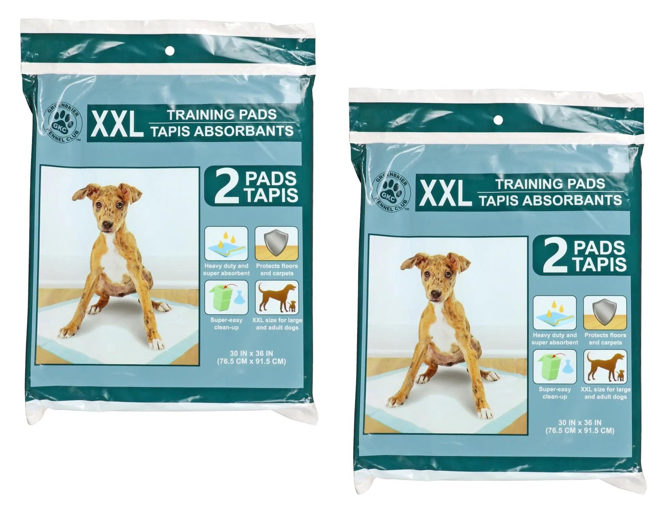 CGT XXL Puppy Training Pads Heavy Duty Super Absorbent Easy CleanUp