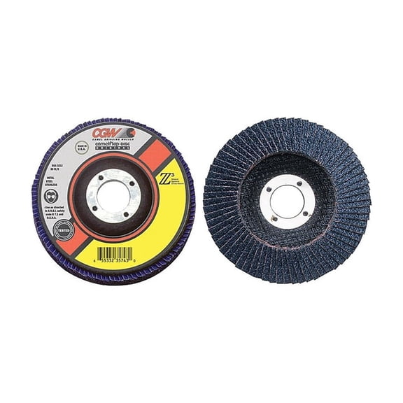 CGW 7 in  Regular 27 Depressed Center Flap Disc 40 Medium 5/8-11 inches Arbor 421-42712