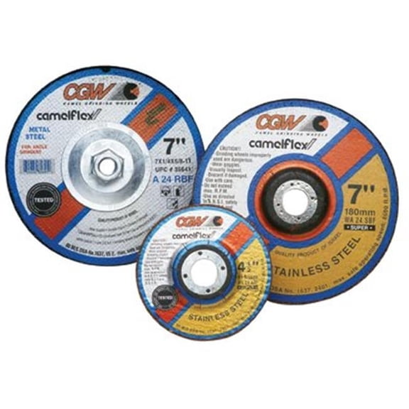 CGW Abrasives 421-35699 4X1-4X5-8 A24-R-Bf Steelt27 25Pcs