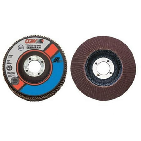 CGW Abrasives 421-39435 4-.50 in. X.63-11 T29 A Cubed Reg 80 Grit Flap Disc
