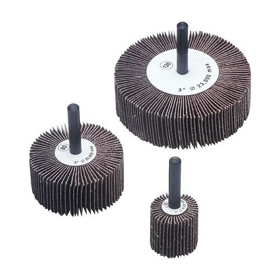 CGW Abrasives 39934 Flap Wheel 2" x 1/4" x 1" 120 Grit Aluminum Oxide - Pkg Qty 10