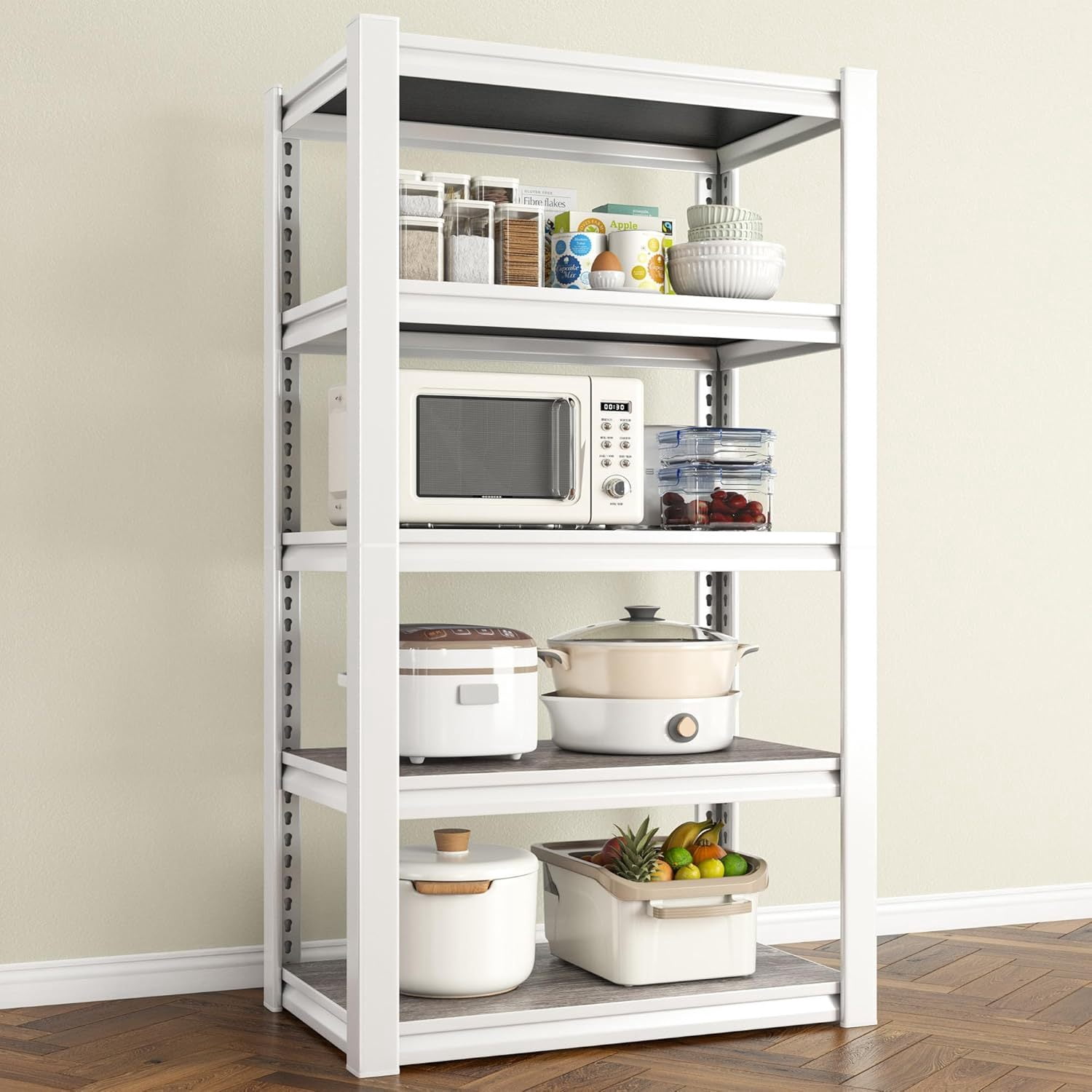 CGXP Garage Shelving 3000LBS Storage Shelves Adjustable Metal Shelving ...