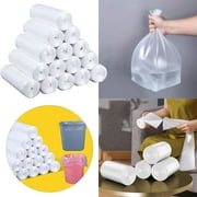 CGZQFEI 3PC Flat Mouth Rolled Trash Bags – 20 Gallon Thickened Plastic Garbage Bags for Household & Commercial Use, Heavy Duty & Leakproof Design