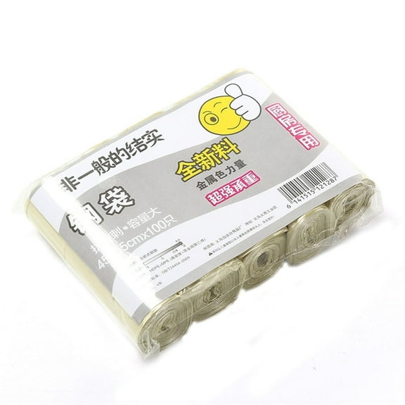 CGZQFEI 5-Roll Mega Pack Durable Trash Bags -7.5 Gallon ThickPlastic Garbage Bags, Heavy Duty for Home, Kitche& Commercial Use (500Bags Total)