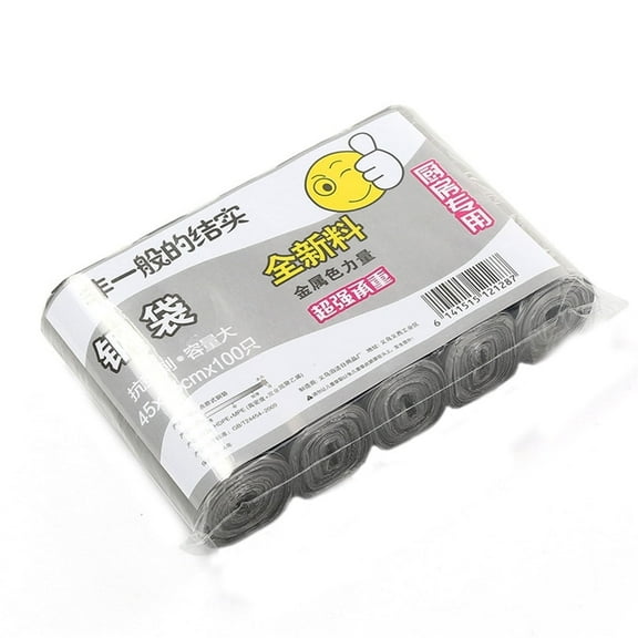 CGZQFEI 5-RollMega Pack Durable Trash Bags -7.5 Gallon ThickPlastic Garbage Bags, Heavy Duty for Home, Kitche& Commercial Use (500Bags Total)