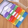 thumbnail image 1 of CGZQFEI Expanding Snap Button File Folder - Document Wallet with 2" Capacity, Office Organizer for A4/Letter Size Papers, 1 of 7