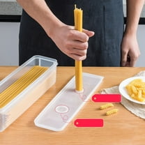 CGZQFEI Pasta Container Noodle Food Storage Spaghetti Keeper Box with White Cover