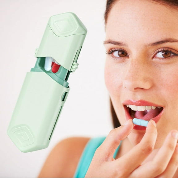 CGZQFEI Portable Pull-out Drug Cutting Splitter,Cutter Splitter For Small And Tiny New Portable Daily Case With Centering Device Adjustable Cutter For Small And Tiny With Accurate Alignment