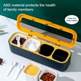 thumbnail image 1 of CGZQFEI Seasoning Box Set, 4 Piece Seasoning Containers Spice Container Spice Box with Lids and Spoon, Salt Sugar Storage Container Set, Condiment Jars for Spice Salt Sugar ﻿, 1 of 7
