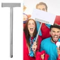 thumbnail image 1 of CGZQFEI Stainless Steel Handheld Sign Holder, Professional Display Pole Sign Stand for Events Meetings Tours Two-Sided Signs Versatile Easy Grip Billboard for Airports Exhibitions Parades, 1 of 8