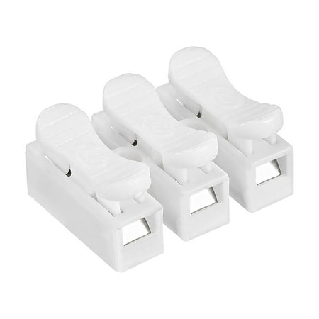 CH-3 Spring Wire Connectors Quick Cable Connector Press Type Terminal Block 50pcs