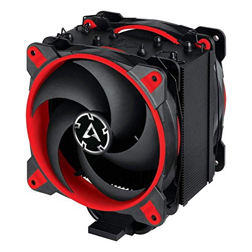 Arctic ACFRE00060A Freezer 34 eSports DUO Edition - Tower CPU Cooler with Push-Pull Configuration, Wide Range of Regulation 200 to 2100 RPM, Includes 2 Low Noise PWM 120 mm Fans  Red