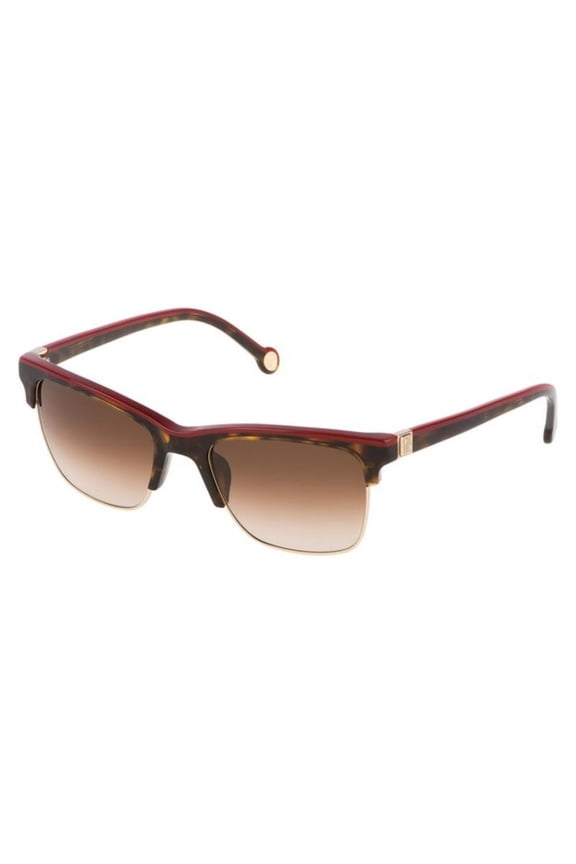 SUNGLASSES - POLARIZED FASHION SUN GLASSES CAROLINA HERRERA BROWN WOMEN SHE655530722