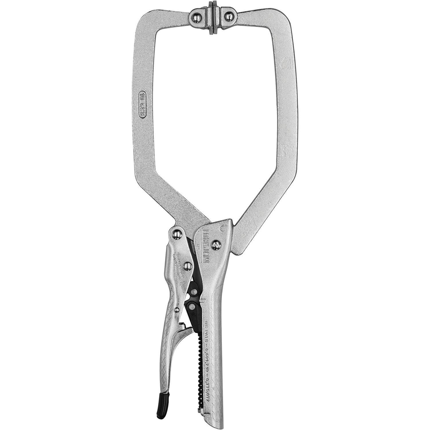CH Hanson 06207 10Inch SelfAdjusting Locking Long Reach CClamp with
