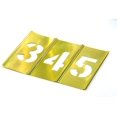 CH Hanson 10016 6" Numbers Stencil Set 15 pc