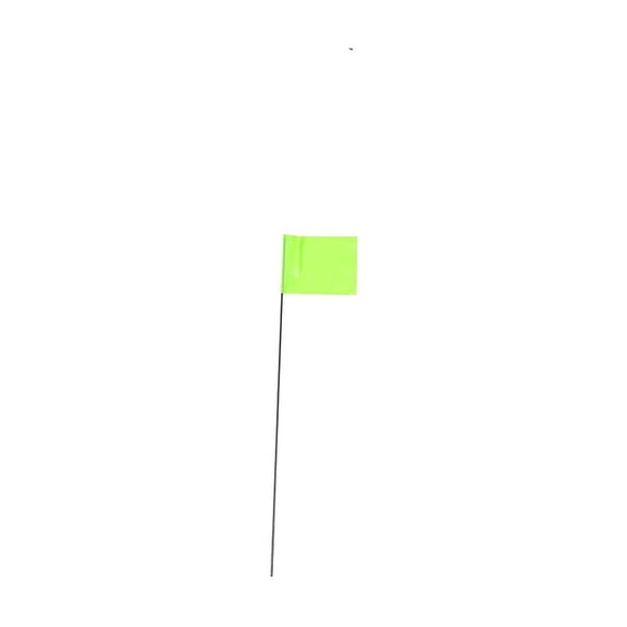 CH Hanson 15067 Stake Flag, 15 in L, Lime, PVC