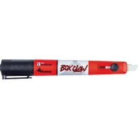 CH Hanson 133691 Chisel Tip 2-in-1 Permanent Marker & Box Opener - Black
