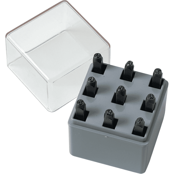 CH Hanson Numeral Stamp Set - Pack of 12  Residential Use, Standard Application