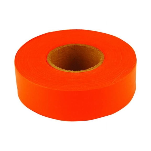 C.H Hanson 17007 Sub-Zero Series Flagging Tape, 150 ft L, 1-3/16 in W, Fluorescent Orange, PVC